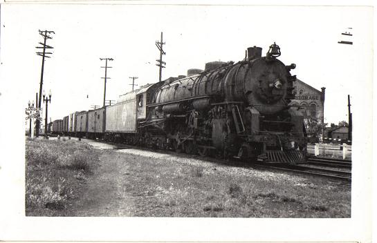 1951 Train Photograph Erie Loco on the Rails
