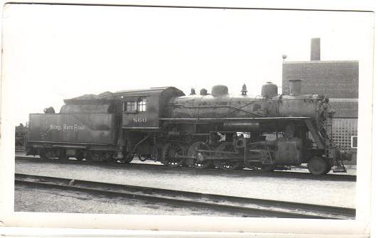 Vintage Photograph Nickel Plate Road 860 Locomotive