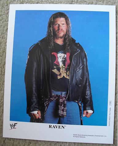WWE WWF Wrestler Raven Press Photograph