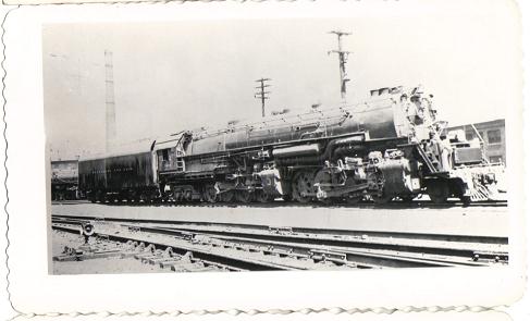 Vintage Train Photograph B&O 7602 Locomotive