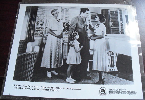 Shirley Temple in Curly Top Movie Still Photograph