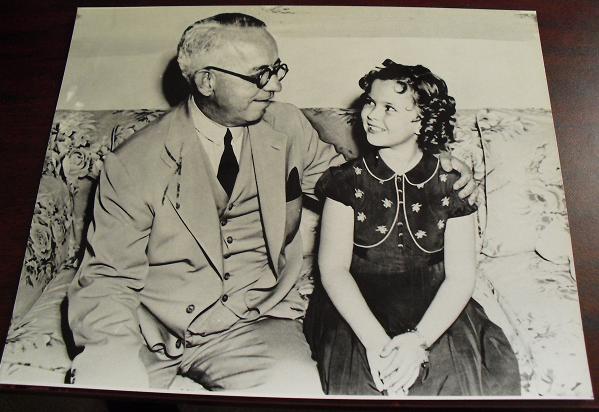 Shirley Temple with Old Man 8x10 Photograph