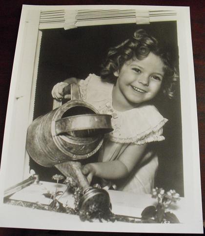 Shirley Temple with Water Can 8x10 Photograph