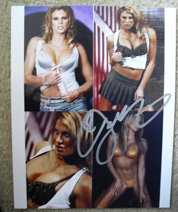Autographed WWE/WWF Womens Wrestler Photograph