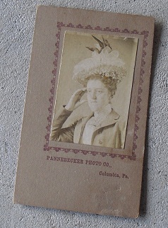 Early 1900s Small Photograph of Woman in Hat