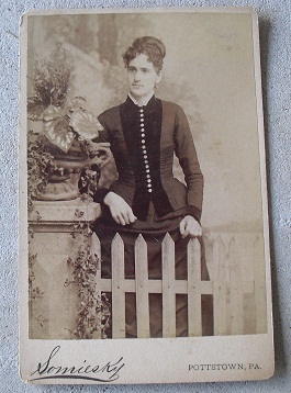 Early 1900s Photograph Woman in Dress