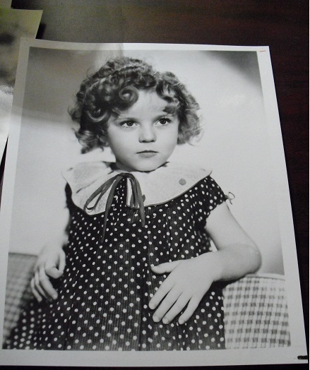Shirley Temple Polka Dot Dress 8x10 Photograph