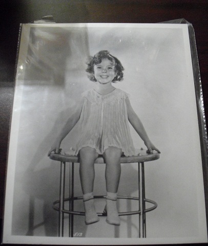 Shirley Temple Sitting on Chair 8x10 Photograph