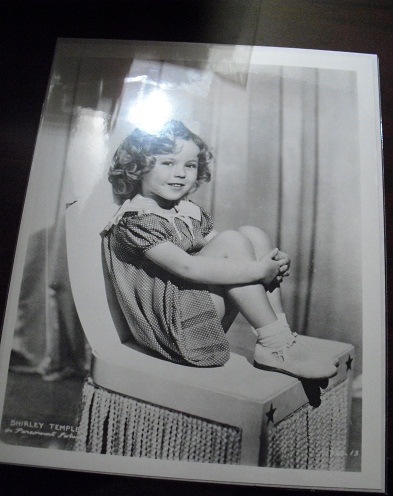 Shirley Temple Sitting 8x10 Photograph