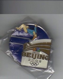 2008 Beijing Olympics Gymnist Pinback