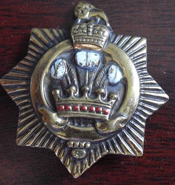 Unusual Vintage Brass Ethnic Pinback