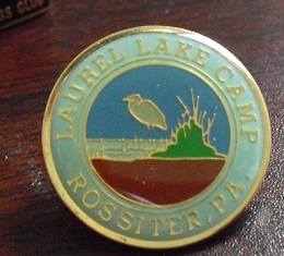 Modern Pinback - Laurel Lake Camp Rossiter PA