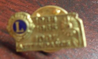 1964 65 Lions Club Award Pin Montana