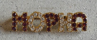 Modern Costume Jewelry Mopha Broach