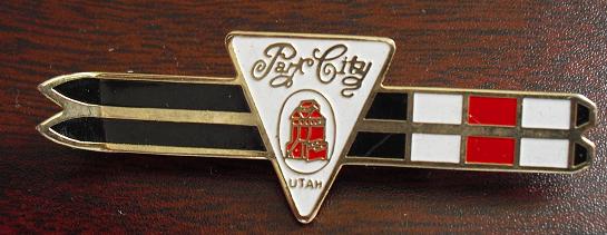 Park City Utah Ski Pinback