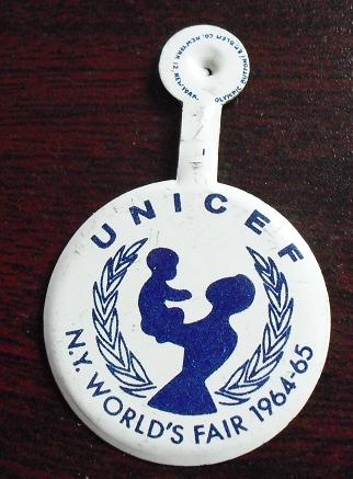 Unique UNICEF 1964-65 World's Fair Metal Clip