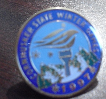 Metal Pinback 1997 Cornhusker State Winter Games
