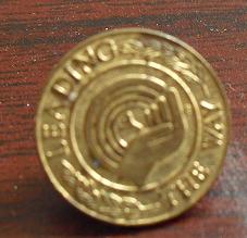 Vintage YMCA Helping Hands Pinback