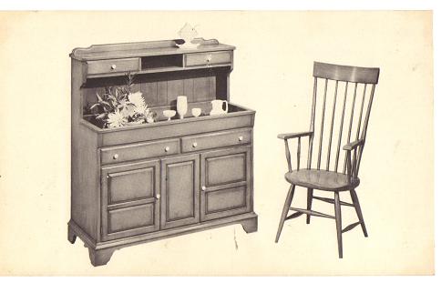 Vintage Postcard Lewisburg Chair & Furniture Company