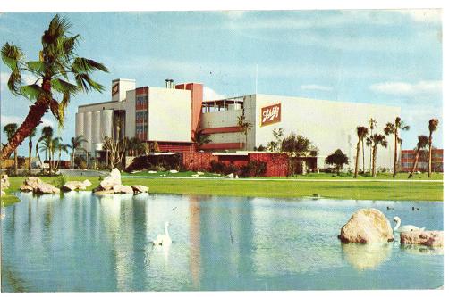 1959 Schlitz Beer Factory Postcard