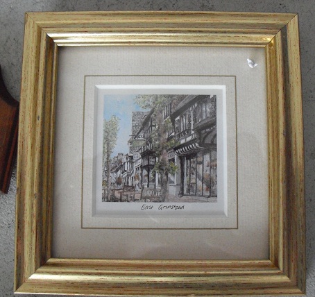 Small Vintage East Grinstead Print Framed