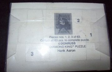 1986 Donruss Hank Aaron Puzzle Set