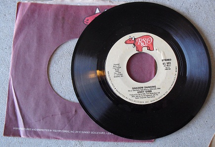 1978 45 Record - Shadow Dancing by Andy Gibb