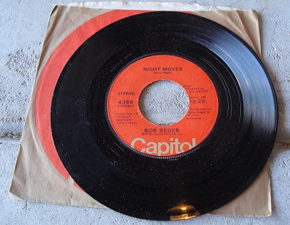 1976 45 Record - Night Moves by Bob Seger