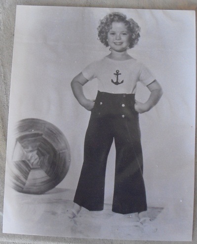Shirley Temple in Sailor Outfit 8x10 Photograph