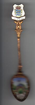 Collectible Spoon - Gold Plated Trivoli