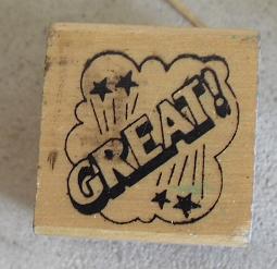 Rubber Stamp - Great