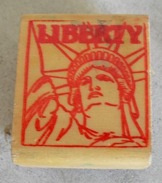 Rubber Stamp - Statue of Liberty