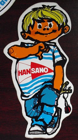 Vintage Foreign Sticker - Han Sano Boy