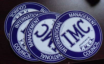 Lot of 4 International Management Council Stickers