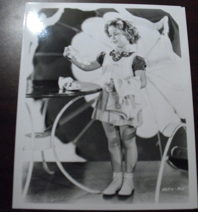 Shirley Temple with Umbrella 8x10 Photograph