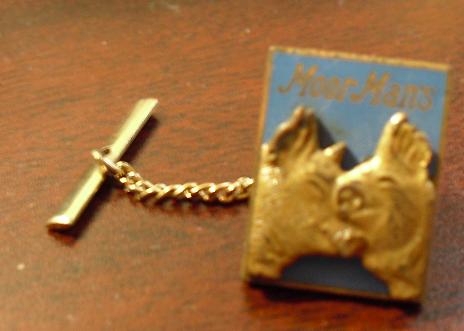 Vintage Moor Mans Pinback Tie Tack