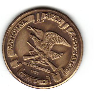 Vintage Brass NRA Whitetail Deer Coin