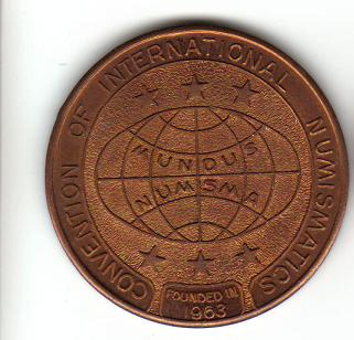 1975 International Numismatics Commemorative Coin