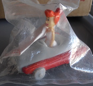 1990 Denny's Flintstones Wilma Toy MIP