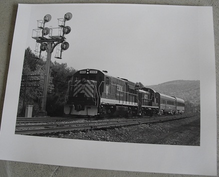 Train 8x10 Photograph Delaware & Hudson 2306 Locomotive