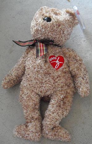 Ty Beanie Baby - 2002 Signature Bear