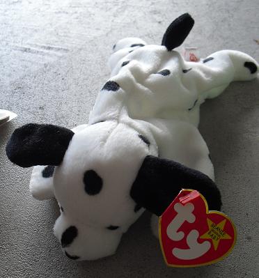 Ty Beanie Baby - 1996 Dog Dotty