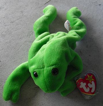 Ty Beanie Baby - 1993 Frog Legs