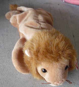Ty Beanie Baby - 1996 Lion Roary