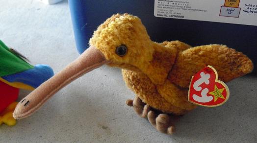 Ty Beanie Baby - 1998 Kiwi Bird Beak