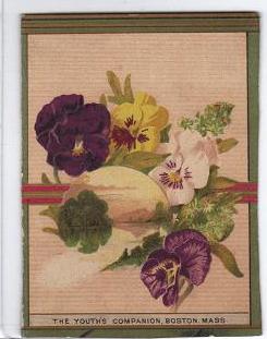 RARE Youth's Companion Trade Card w/ Henry Longfellow