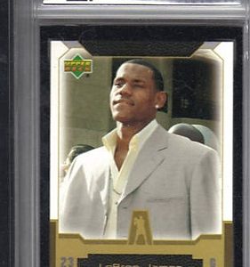 GAI 9 2003 Lebron James Naxcom Rookie Card