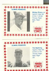 1988 Elmira Pioneers Boston Red Sox Tem Set