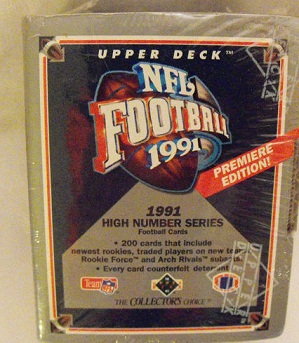 1991 Upper deck Football High Series Set sealed