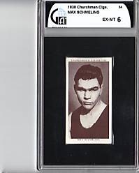 GAI 6 1938 Churchman Cig Max Schmeling Card